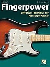 Fingerpower: Effective Technique for Pick Style Guitar Guitar and Fretted sheet music cover